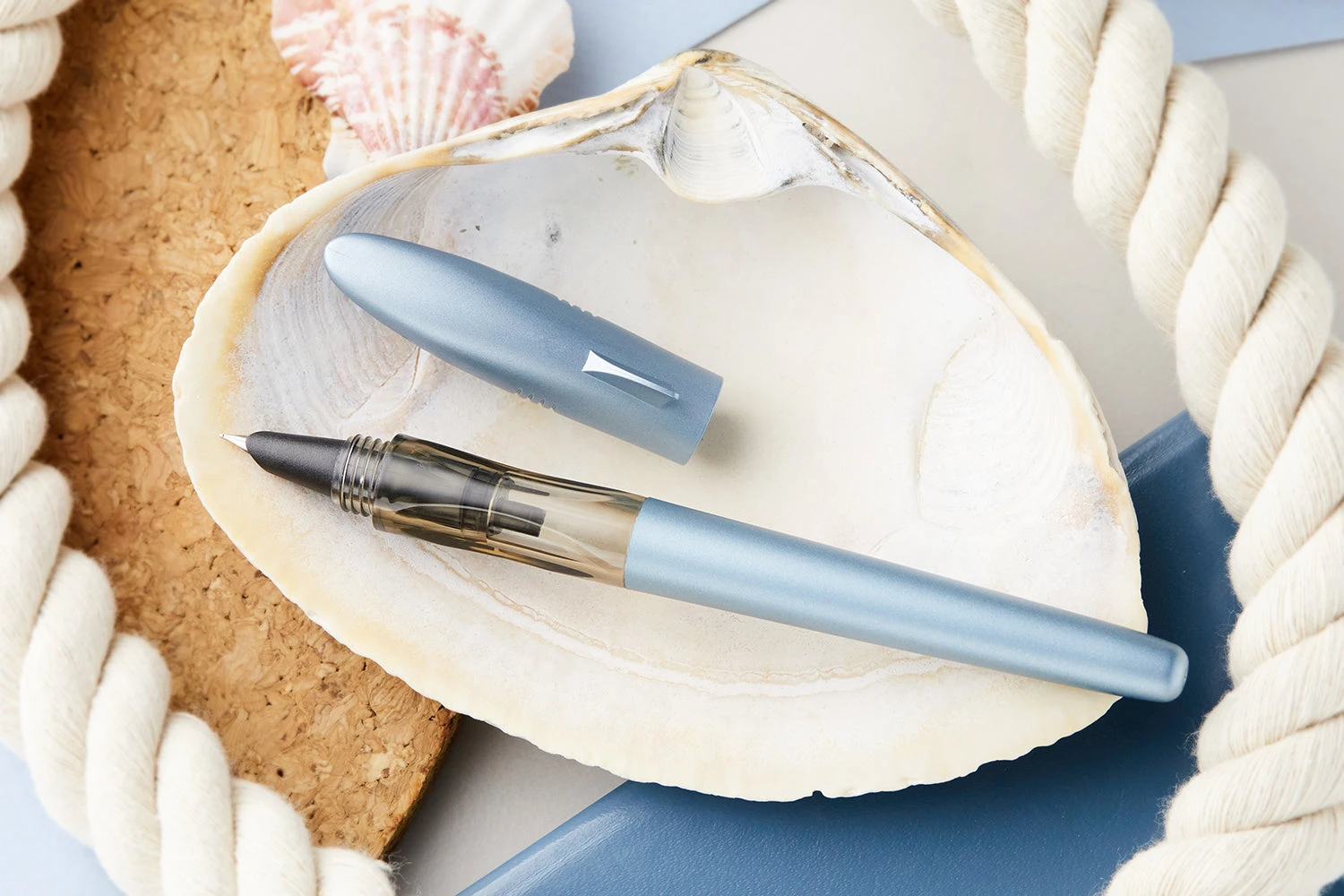 Jinhao 993 Shark Fountain Pen - Matte Blue 10 Jinhao 993 Shark Fountain Pen - Matte Blue - Image 8