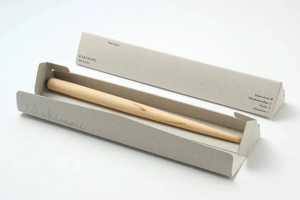 Kakimori White Sakura Wood Nib Holder 12 Kakimori White Sakura Wood Nib Holder - Image 10