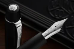 Kaweco Original Fountain Pen - Black Chrome -Office Supply Series Store Kaweco Original Black 6