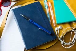 Leuchtturm1917 Medium A5 Notebook - Navy, Dot Grid -Office Supply Series Store Leuchtturm1917 A5Hardcover DotGrid NW 9