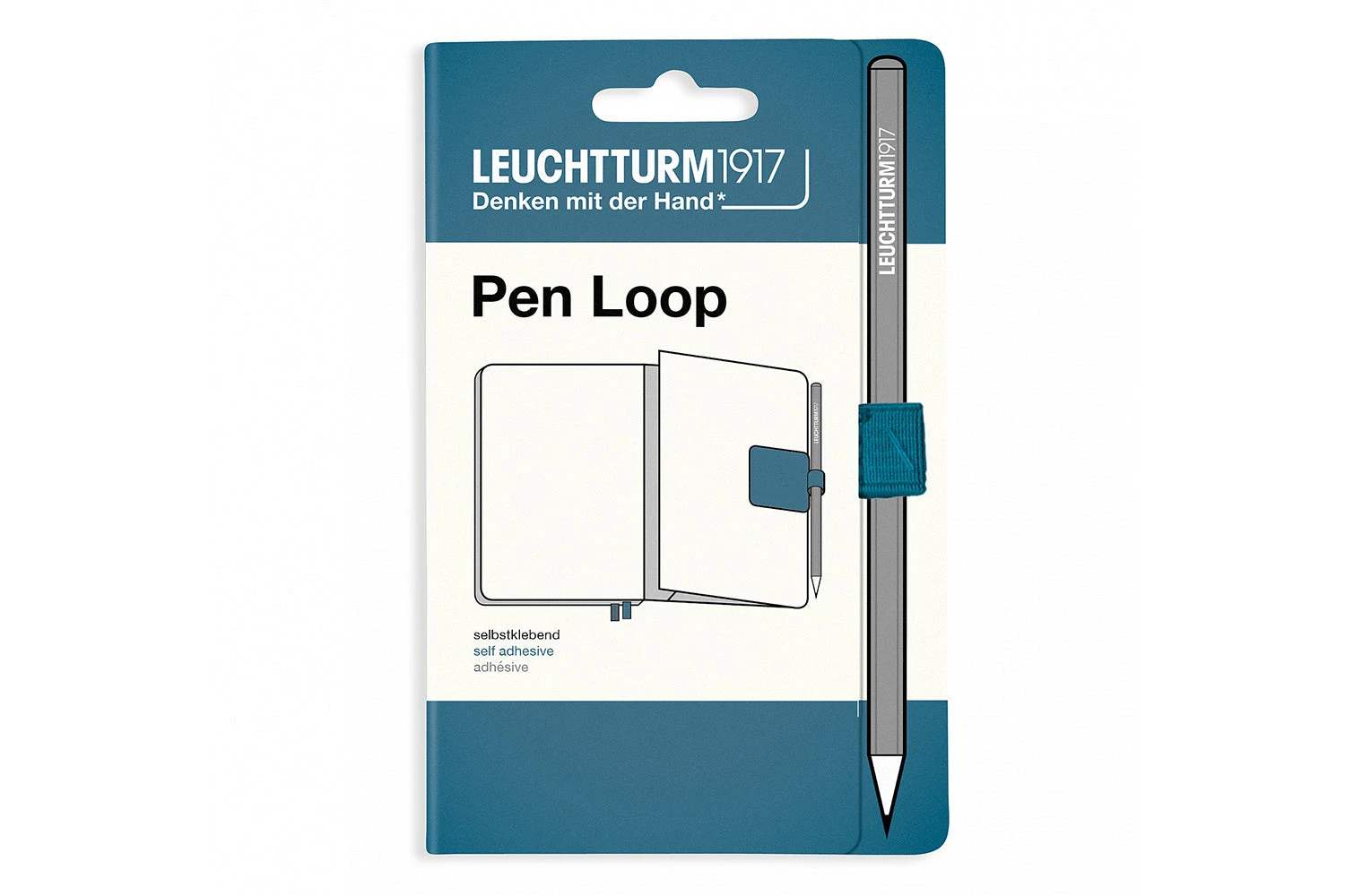 Leuchtturm1917 Pen Loop - Stone Blue 4 Leuchtturm1917 Pen Loop - Stone Blue - Image 2
