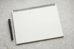 Maruman Mnemosyne N180 A4 Imagination Notepad - Graph -Office Supply Series Store Maruman Mnemosyne N180 A4ImaginationNotepad Graph Detail Inside 1