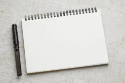 Maruman Mnemosyne N183 A5 Inspiration Notepad - Blank 16 Maruman Mnemosyne N183 A5 Inspiration Notepad - Blank -Office Supply Series Store Maruman Mnemosyne N183 A5InspirationNotepad Blank Detail Inside 1