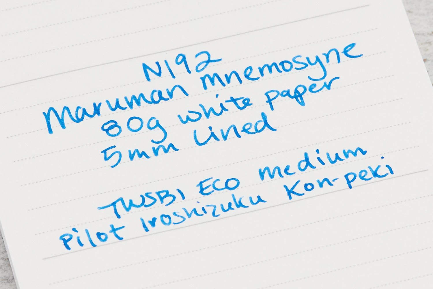 Maruman Mnemosyne N192 B7 Notepad - Lined 7 Maruman Mnemosyne N192 B7 Notepad - Lined - Image 5