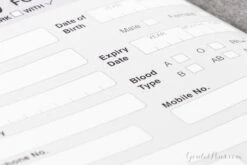 Traveler's Notebook Passport Refill 006 - Monthly Planner -Office Supply Series Store Midori Passport Refill 006 7