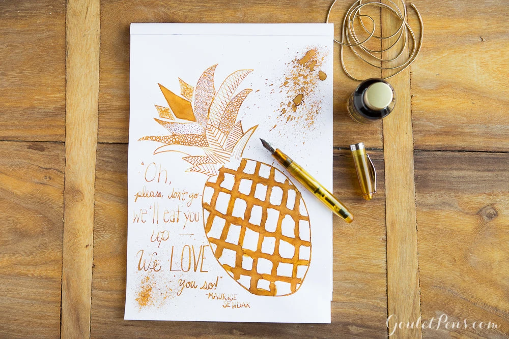 Diamine Golden Sands - 50ml Bottled Ink 21 Diamine Golden Sands - 50ml Bottled Ink - Image 19