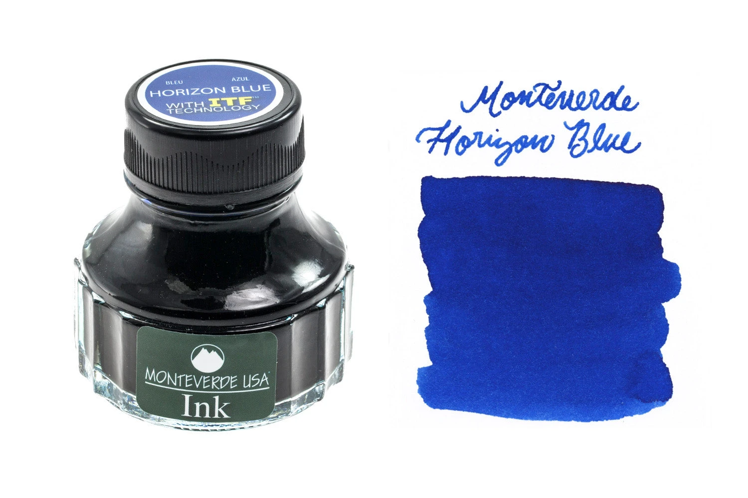 Monteverde Horizon Blue - 90ml Bottled Ink 3 Monteverde Horizon Blue - 90ml Bottled Ink