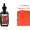 Noodler's Dragon's Fire - 4.5oz Bottled Ink With Free Charlie Pen -Office Supply Series Store Noodlers DragonsFire BS SwabText