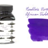 Noodler's North African Violet - 3oz Bottled Ink -Office Supply Series Store Noodlers NorthAfricanViolet BS SwabText