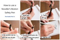 Noodler's Boston Safety Pen - Chestnut -Office Supply Series Store Noodlers SafetyPen Graphic aac79b50 f6ff 4220 8c90 da12e1eccd28