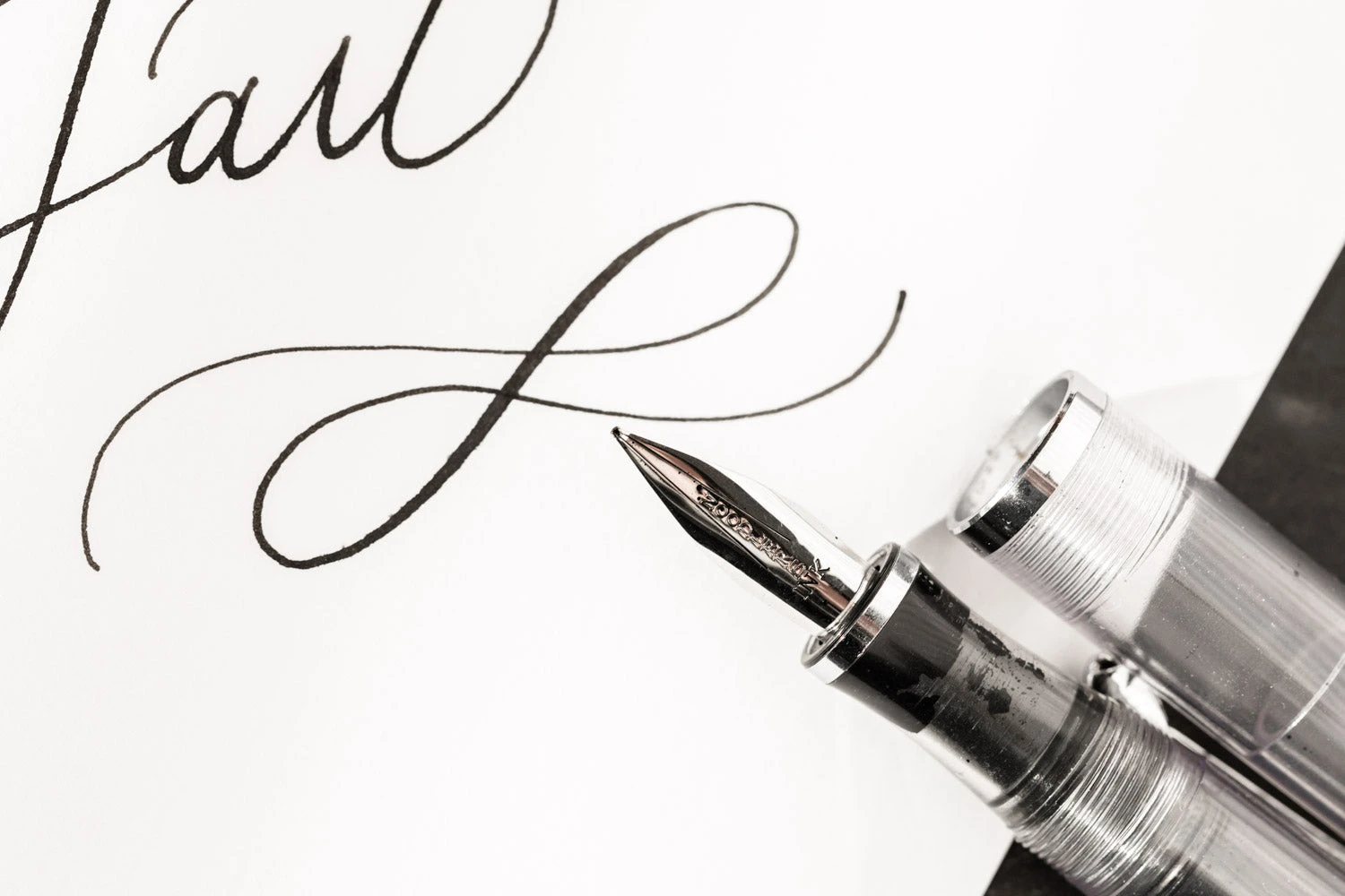 Noodler's Triple Tail Flex Fountain Pen - Clear 17 Noodler's Triple Tail Flex Fountain Pen - Clear - Image 15