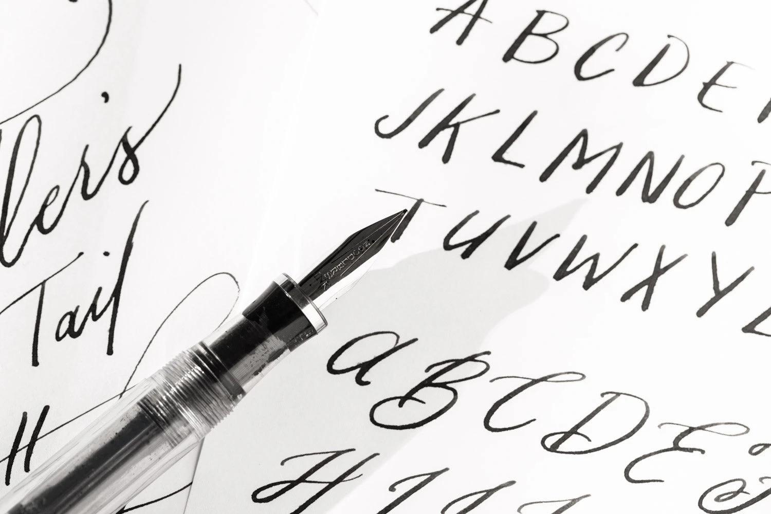 Noodler's Triple Tail Flex Fountain Pen - Clear 15 Noodler's Triple Tail Flex Fountain Pen - Clear - Image 13