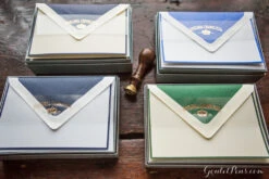 Original Crown Mill Bicolor Note Card Correspondence Set - Cream/Green -Office Supply Series Store OriginalCrownMill BiColor NoteCard Set 1 54d7a4d9 a2b0 48ac a263 da7675da723e