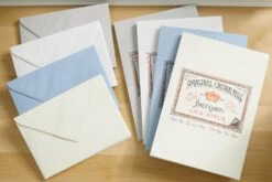 Original Crown Mill Classic Laid A5 Tablet - White -Office Supply Series Store OriginalCrownMill ClassicLaid SmallEnvelopes A5Tablet Cream Grey LightBlue White group 2 ed66322f 45c5 467a 85c5 3701b72f34ee