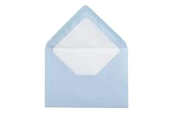 Original Crown Mill Classic Laid Small Envelopes - Light Blue -Office Supply Series Store OriginalCrownMill ClassicLaidSmallEnvelopes LightBlue OW 2
