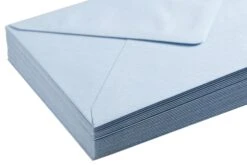 Original Crown Mill Classic Laid Small Envelopes - Light Blue -Office Supply Series Store OriginalCrownMill ClassicLaidSmallEnvelopes LightBlue OW 3