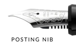 Pilot Custom Heritage 912 Fountain Pen - Black -Office Supply Series Store Pilot Custom 912 Black OW Nib Posting 1