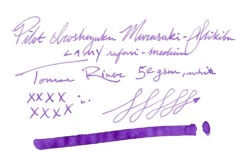 Pilot Iroshizuku Murasaki-shikibu - 50ml Bottled Ink 20 Pilot Iroshizuku Murasaki-shikibu - 50ml Bottled Ink -Office Supply Series Store Pilot Iroshizuku MurasakiShikibu InkReview OW TomoeRiver 52g 1