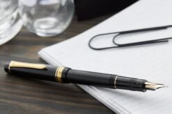 Pilot Justus 95 Fountain Pen - Black/Gold -Office Supply Series Store Pilot Justus95 Black 7
