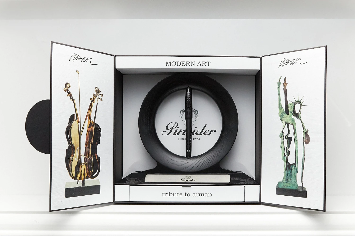 Pineider Homage To Arman Fountain Pen - Black Aluminum (Limited Edition) 6 Pineider Homage To Arman Fountain Pen - Black Aluminum (Limited Edition) - Image 4