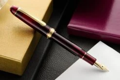 Platinum #3776 Century Fountain Pen - Bourgogne/Gold -Office Supply Series Store Platinum 3776 Century Bourgogne Gold 2