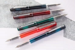 Platinum Prefounte Fountain Pen - Vermilion Orange -Office Supply Series Store Platinum Prefounte 5Colors GroupShotCrop 3