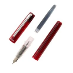 Platinum Prefounte Fountain Pen - Crimson Red -Office Supply Series Store Platinum Prefounte CrimsonRed OnWhite 7