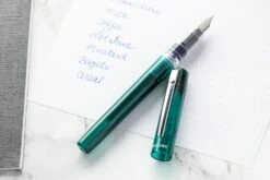 Platinum Prefounte Fountain Pen - Dark Emerald -Office Supply Series Store Platinum Prefounte DarkEmerald 3c