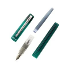Platinum Prefounte Fountain Pen - Dark Emerald -Office Supply Series Store Platinum Prefounte DarkEmerald OnWhite 7