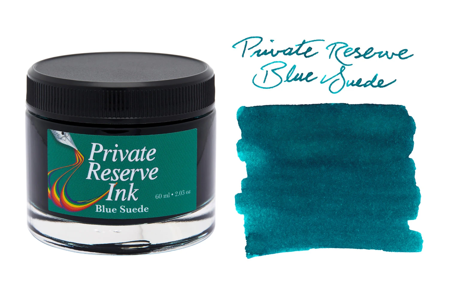 Private Reserve Blue Suede - 60ml Bottled Ink 3 Private Reserve Blue Suede - 60ml Bottled Ink