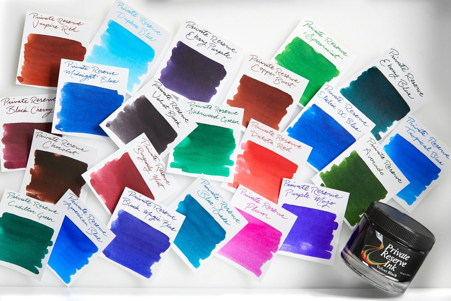 Private Reserve Blue Suede - 60ml Bottled Ink 6 Private Reserve Blue Suede - 60ml Bottled Ink - Image 4