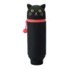 PuniLabo Stand Up Pen Case - Black Cat -Office Supply Series Store PuniLabo BlackCat OW Stock 1