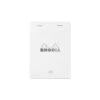 Rhodia No. 13 A6 Notepad - Ice White, Lined -Office Supply Series Store R13601W 1 8