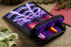 Rickshaw Bagworks 3 Pen Long Coozy - Synthscape -Office Supply Series Store RIckshaw 3PenCase Synthscape 3