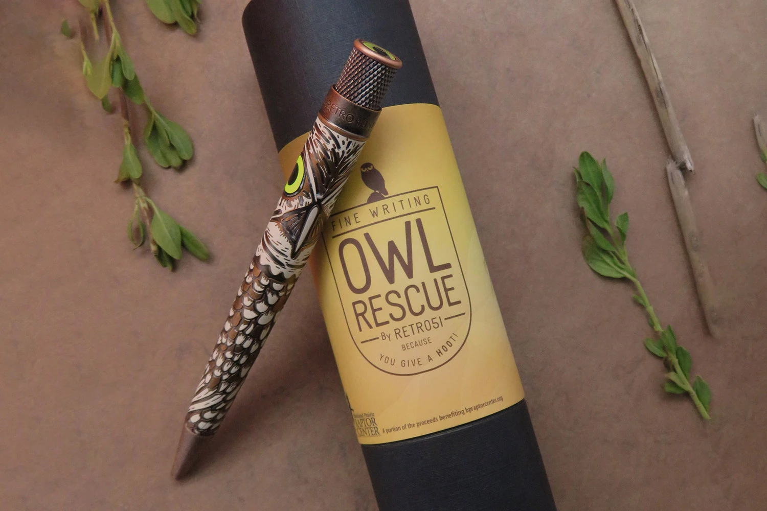Retro 51 Tornado Rollerball Pen - Owl Rescue 8 Retro 51 Tornado Rollerball Pen - Owl Rescue - Image 6