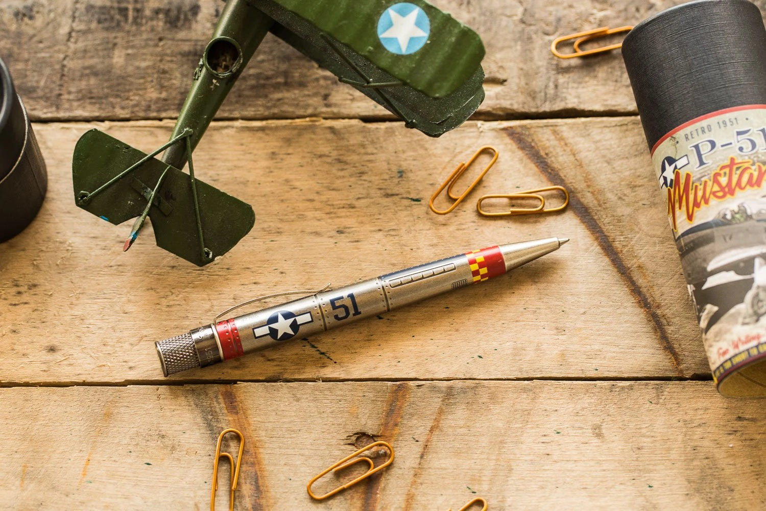 Retro 51 Tornado Rollerball Pen - P-51 Mustang 9 Retro 51 Tornado Rollerball Pen - P-51 Mustang - Image 7