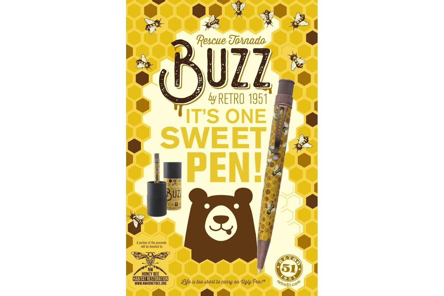 Retro 51 Tornado Rollerball Pen - Buzz 7 Retro 51 Tornado Rollerball Pen - Buzz - Image 5