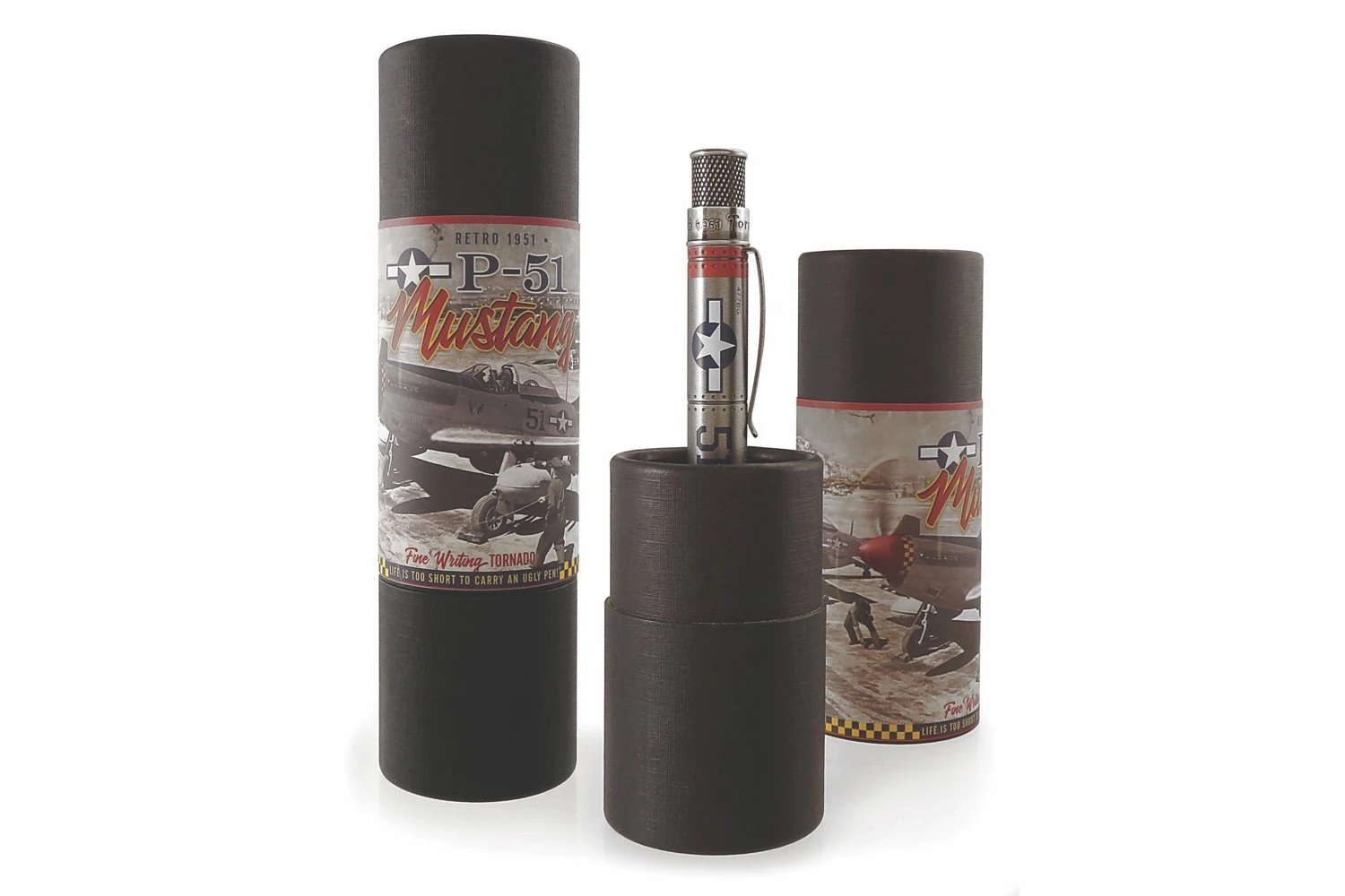 Retro 51 Tornado Rollerball Pen - P-51 Mustang 6 Retro 51 Tornado Rollerball Pen - P-51 Mustang - Image 4