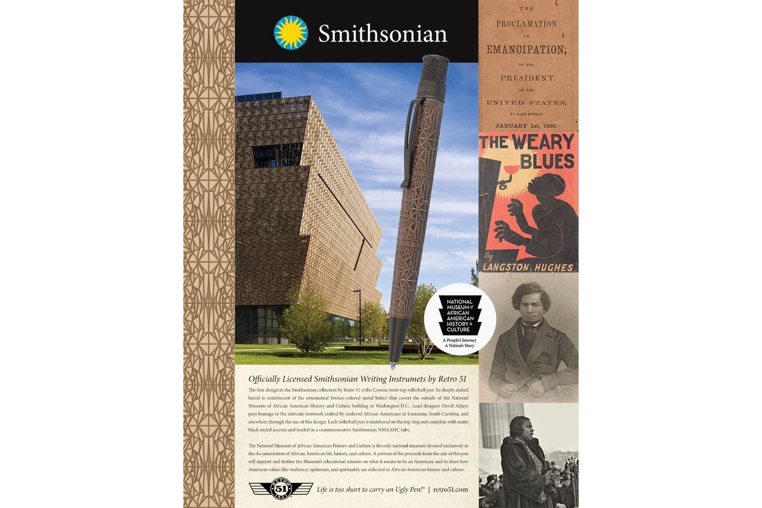 Retro 51 Tornado Rollerball Pen - Smithsonian Corona 8 Retro 51 Tornado Rollerball Pen - Smithsonian Corona - Image 6