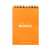 Rhodia No. 16 Top Wirebound A5 Notepad - Orange, Dot Grid 1 Rhodia No. 16 Top Wirebound A5 Notepad - Orange, Dot Grid -Office Supply Series Store Rhodia 16 top wirebound notebook orange dot grid OW 1
