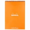 Rhodia No. 18 Top Wirebound A4 Notepad - Orange, Dot Grid -Office Supply Series Store Rhodia 18 top wirebound notebook orange dot grid OW 1