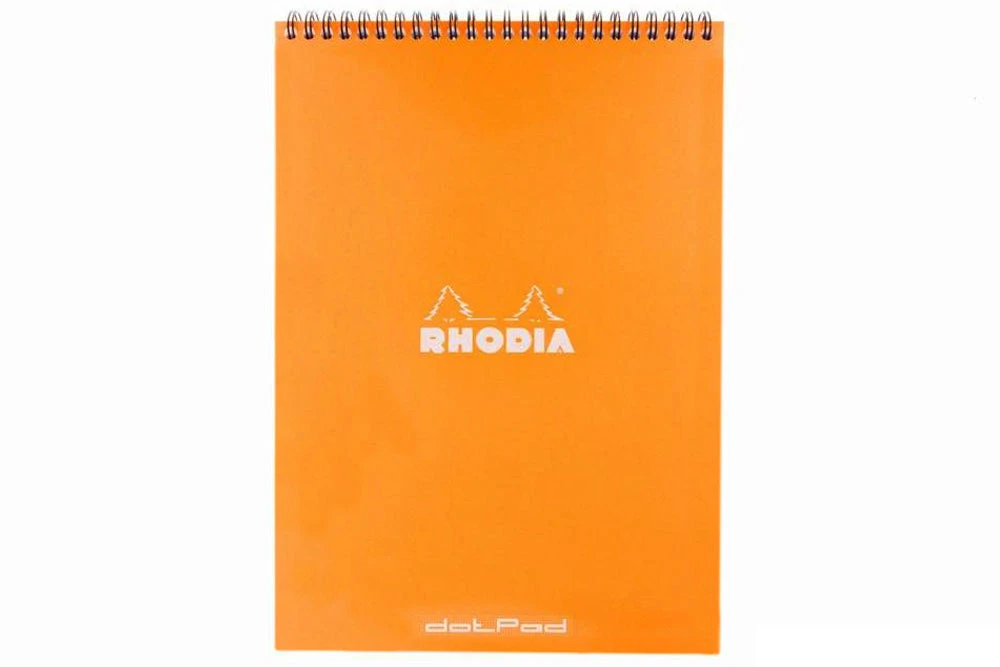 Rhodia No. 18 Top Wirebound A4 Notepad - Orange, Dot Grid 3 Rhodia No. 18 Top Wirebound A4 Notepad - Orange, Dot Grid