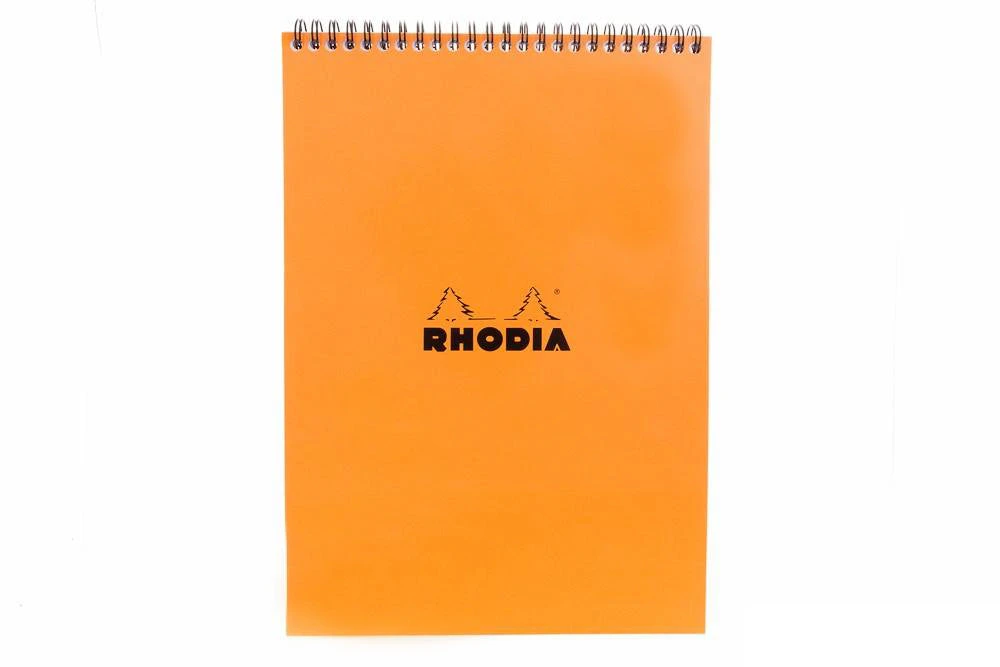 Rhodia No. 18 Top Wirebound A4 Notepad - Orange, Graph 3 Rhodia No. 18 Top Wirebound A4 Notepad - Orange, Graph