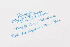 Rhodia No. 16 A5 Notepad - Black, Dot Grid -Office Supply Series Store Rhodia 5mmDotGrid 80gWhite WritingSample 1