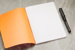 Rhodia Classic Side Staplebound A5 Notebook - Orange, Lined -Office Supply Series Store Rhodia A5 SideStapled Lined Orange 2