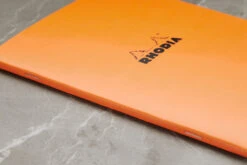 Rhodia Classic Side Staplebound A5 Notebook - Orange, Lined -Office Supply Series Store Rhodia A5 SideStapled Lined Orange 4