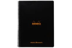 Rhodia Classic Wirebound Notebook - Black, Dot Grid (8.86 X 11.69)