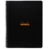 Rhodia Classic Wirebound Notebook - Black, Graph (8.86 X 11.69) -Office Supply Series Store Rhodia Classic Wirebound Graph OW 1