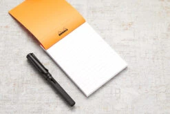 Rhodia No. 13 A6 Notepad - Orange, Lined 14 Rhodia No. 13 A6 Notepad - Orange, Lined -Office Supply Series Store Rhodia ClassicNotepad TopBound A4 No13 Stapled Lined Orange 2