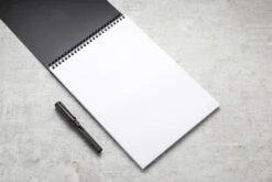 Rhodia No. 18 Top Wirebound A4 Notepad - Black, Graph -Office Supply Series Store Rhodia ClassicNotepad TopBound A4 No18 Wirebound Graph Black 2